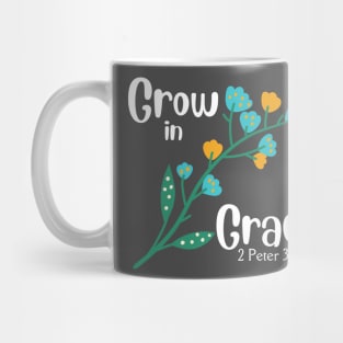 Grow in Grace Flower Mug